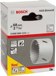 SERRA DE COPO BIMETALICA BOSCH HSS 68MM