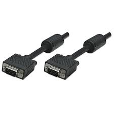 CABO MONITOR SVGA HD15 M/M 10MT PRETO MANHATTAN