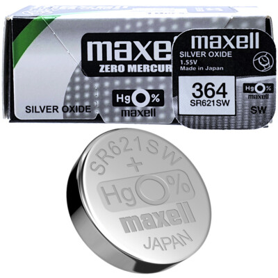 PILHA RELÓGIO MAXELL S. OXIDE 364 1.55V