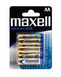 PILHA AA ALKALINE LR06 PK/4 MAXELL