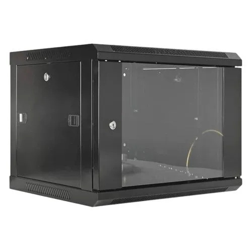 ARMARIO 06U 450X570 INT 19 AÇO PRETO