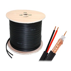 BOBINE DE CABO COAXIAL HENRY RG59+POWER 305MT