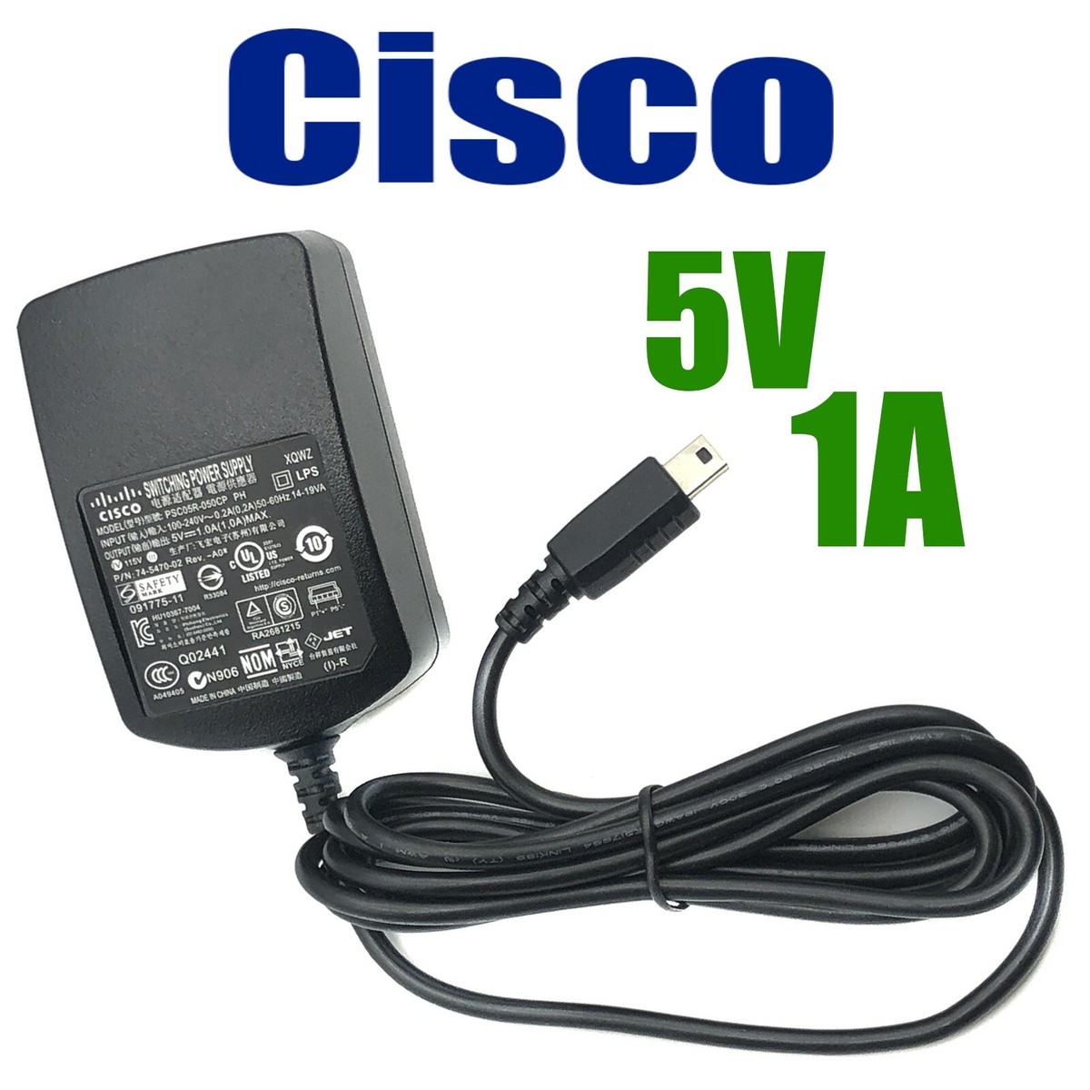 CARREGADOR PARA TELEFONE CISCO IP