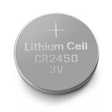 PILHA MOEDA LITHIUM BATTERY CR2450