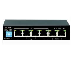SWITCH DLINK 6P 10/100 POE S/ GESTÃO SURVEILLANCE