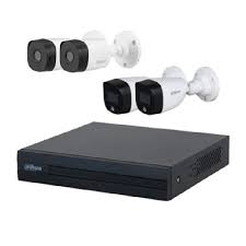 KIT DE 4 CAMERAS FULL COLOR DAHUA HFW1209CP