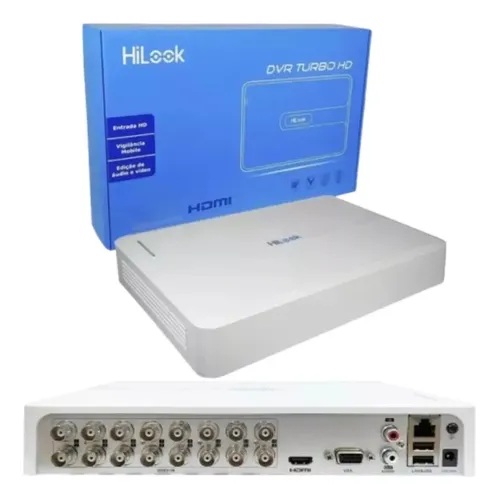 DVR HIKVISION 16 CANAIS BRANCO M1