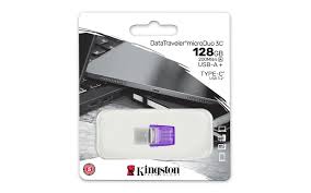PEN DRIVE 128GB KINGSTON DTDUO MICRO USB