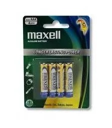 PILHA ALKALINE AAA LR03 CX/6 MAXELL