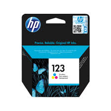 TINTEIRO HP 123 TRICOLOR